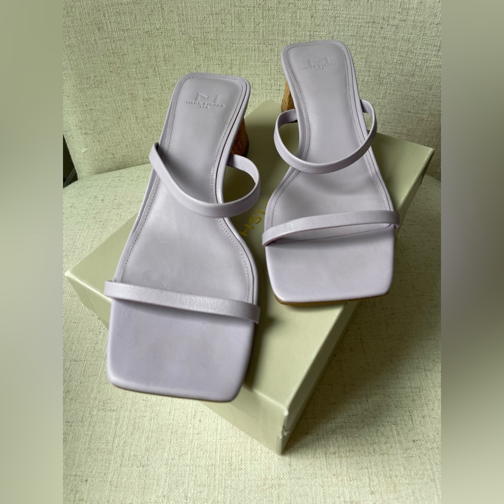 Marc Fisher, Brent Slide Sandal, Light Purple size 8 - Picture 6 of 6